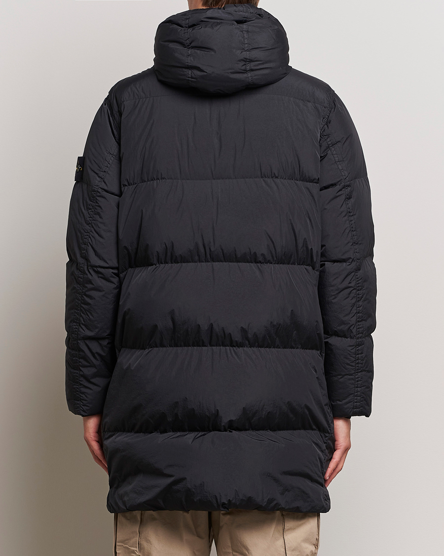 Herren | Jacken | Stone Island | Garment Dyed Recycled Nylon Long Down Jacket Black