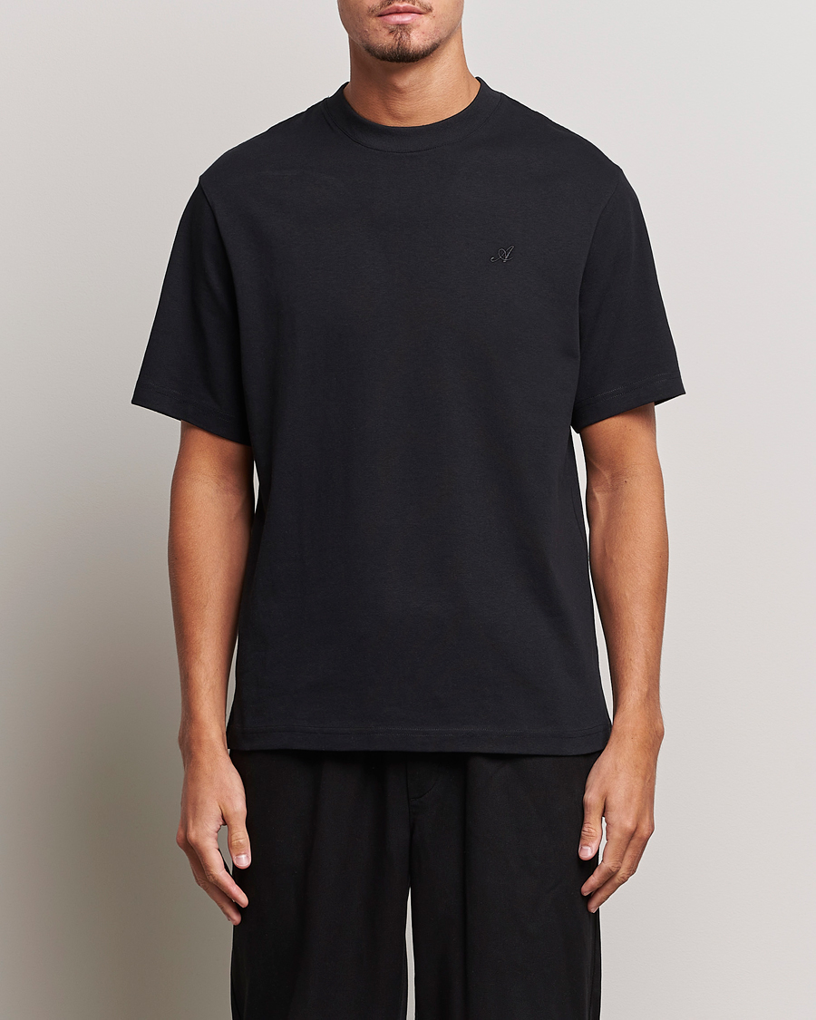 Herren | Schwartze t-shirts | Axel Arigato | Signature Crew Neck T-Shirt Black