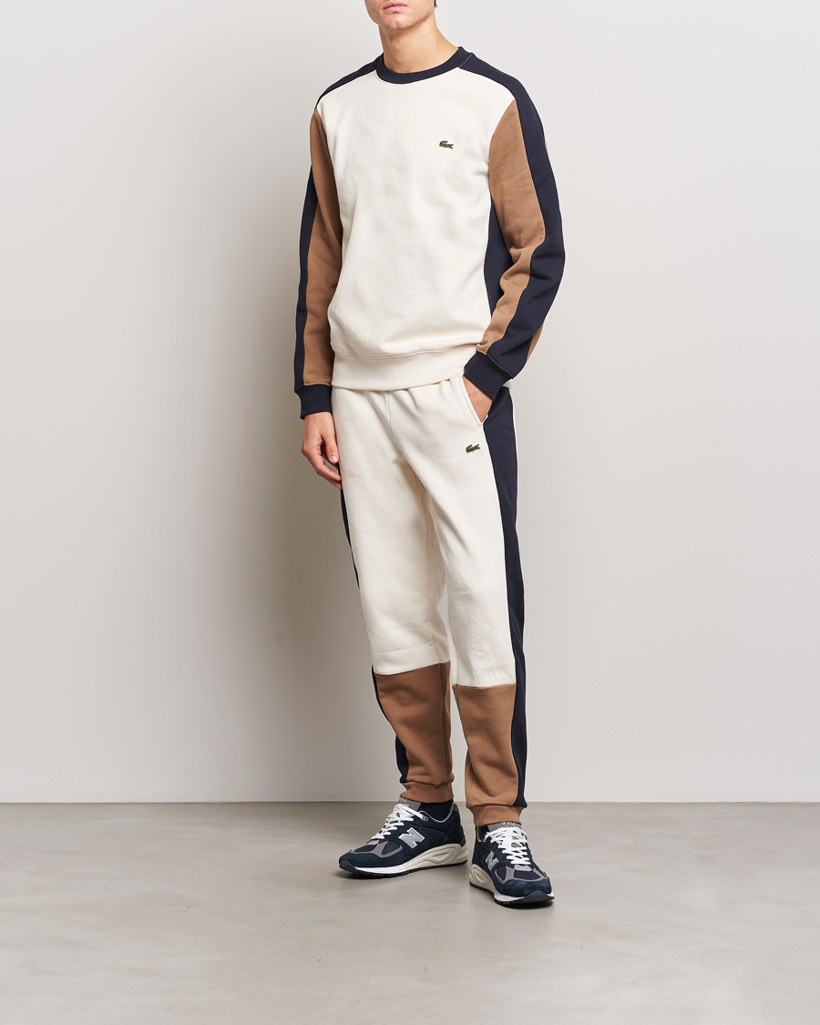 Herren | Pullover | Lacoste | Colorblocked Crew Neck Sweatshirt Lapland/Cookie