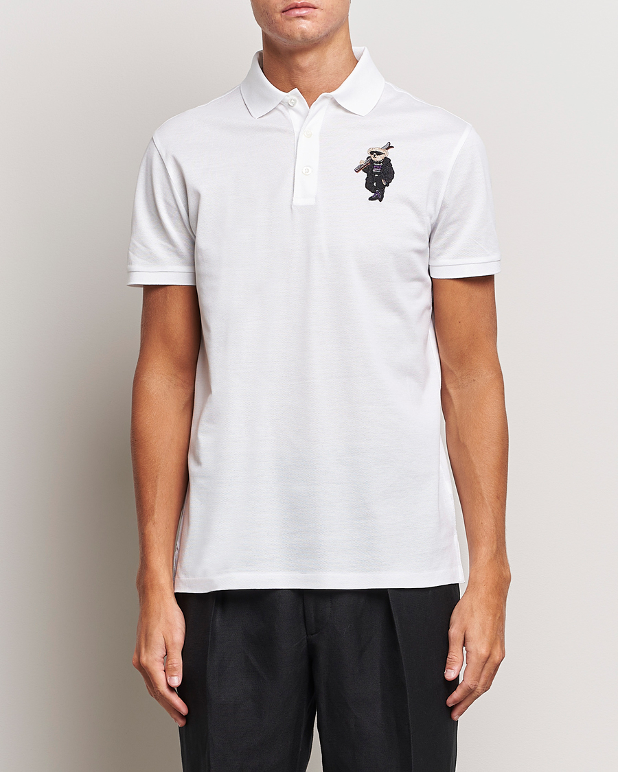 Herren | Poloshirts | Ralph Lauren Purple Label | Ski Bear Polo White