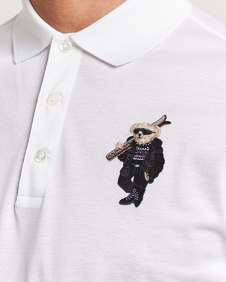 Herren | Poloshirts | Ralph Lauren Purple Label | Ski Bear Polo White