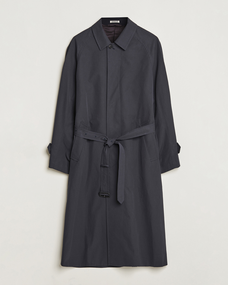 Herren | Jacken | Auralee | Finx Gabardine Trench Coat Black
