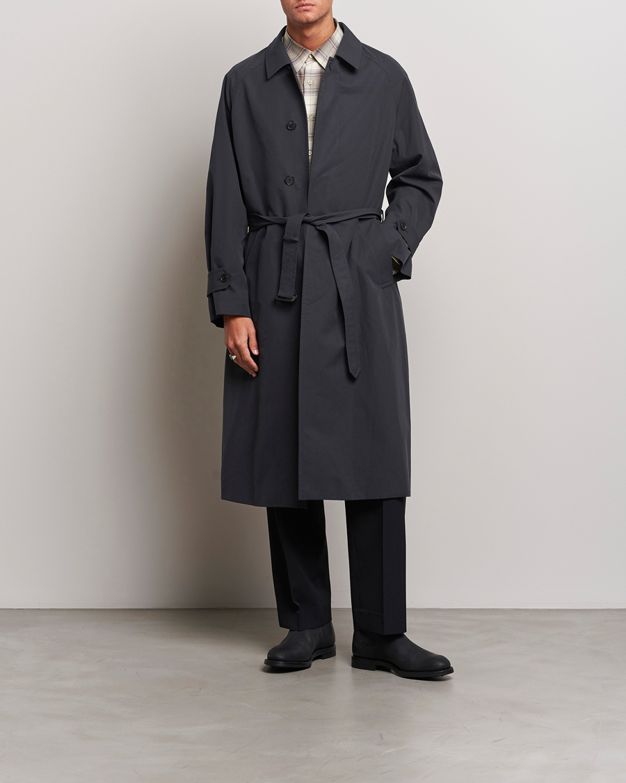 Herren | Jacken | Auralee | Finx Gabardine Trench Coat Black
