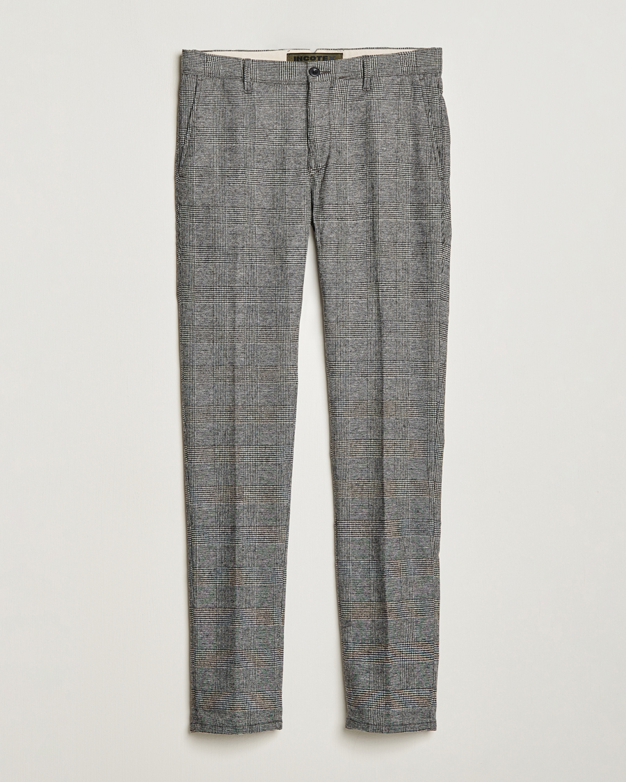 Herren | Hosen | Incotex | Slim Fit Prince Of Wales Check Pants Grey