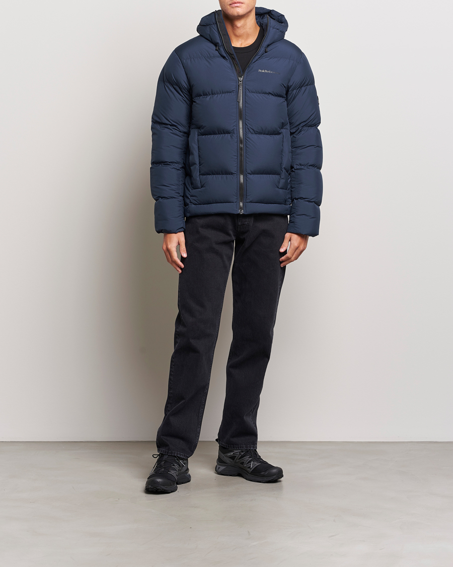 Herren | Jacken | Peak Performance | Rivel Down Hooded Jacket Blue Shadow