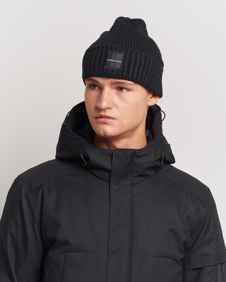 Herren |  | Peak Performance | Cornice Ribbed Hat Black