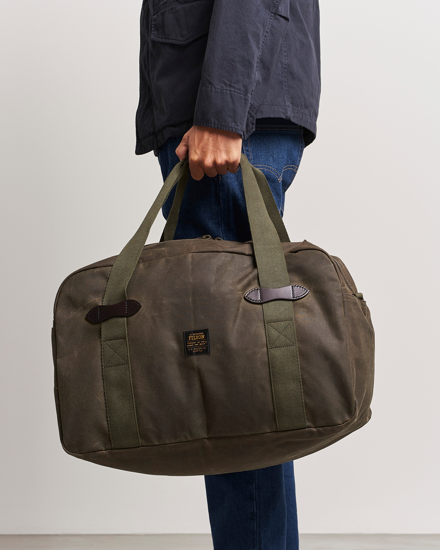 Herren |  | Filson | Tin Cloth Medium Duffle Otter Green