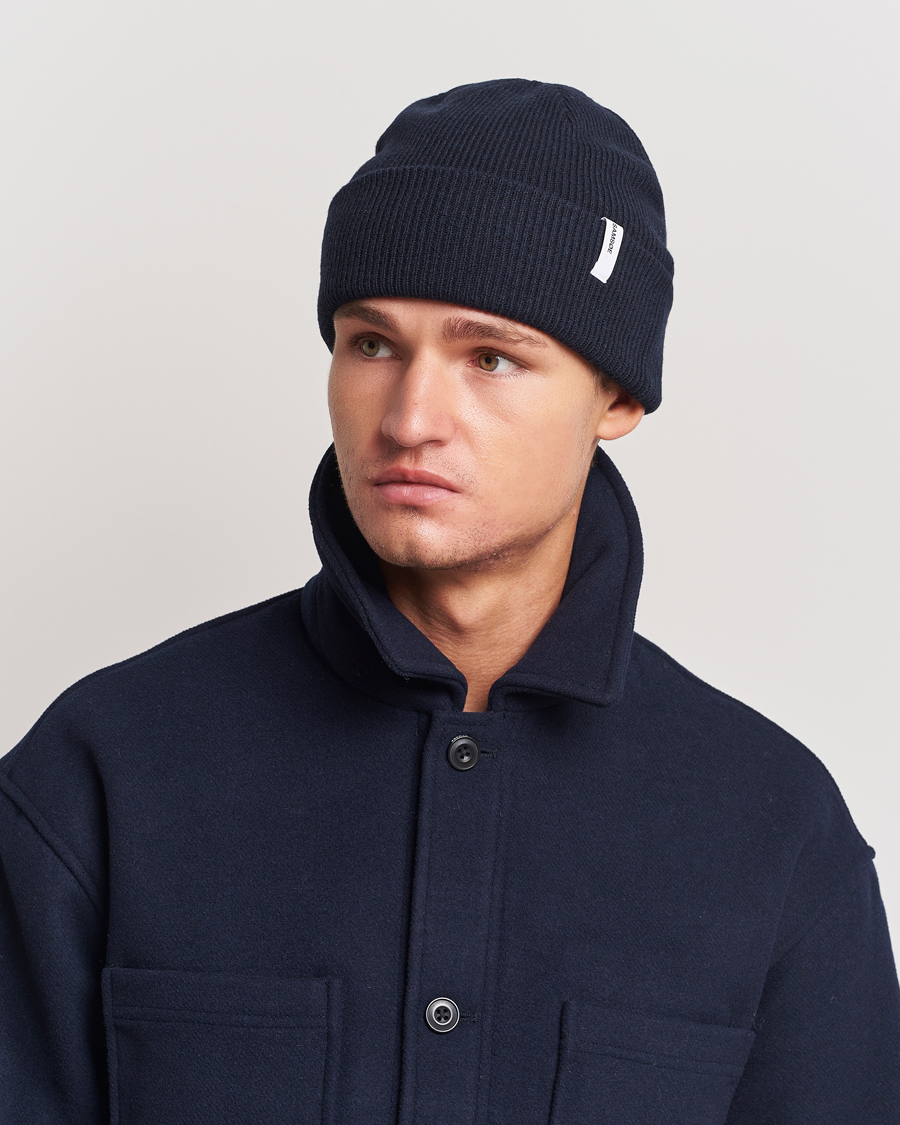 Herren |  | Samsøe Samsøe | The Wool Beanie Salute Navy