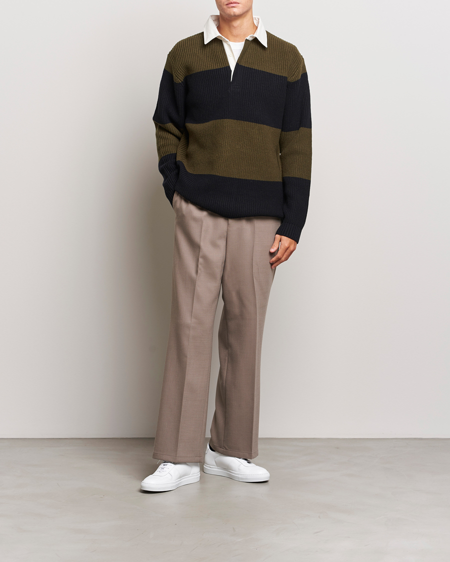 Herren | Pullover | J.Lindeberg | Larkspur Knitted Rugby Black