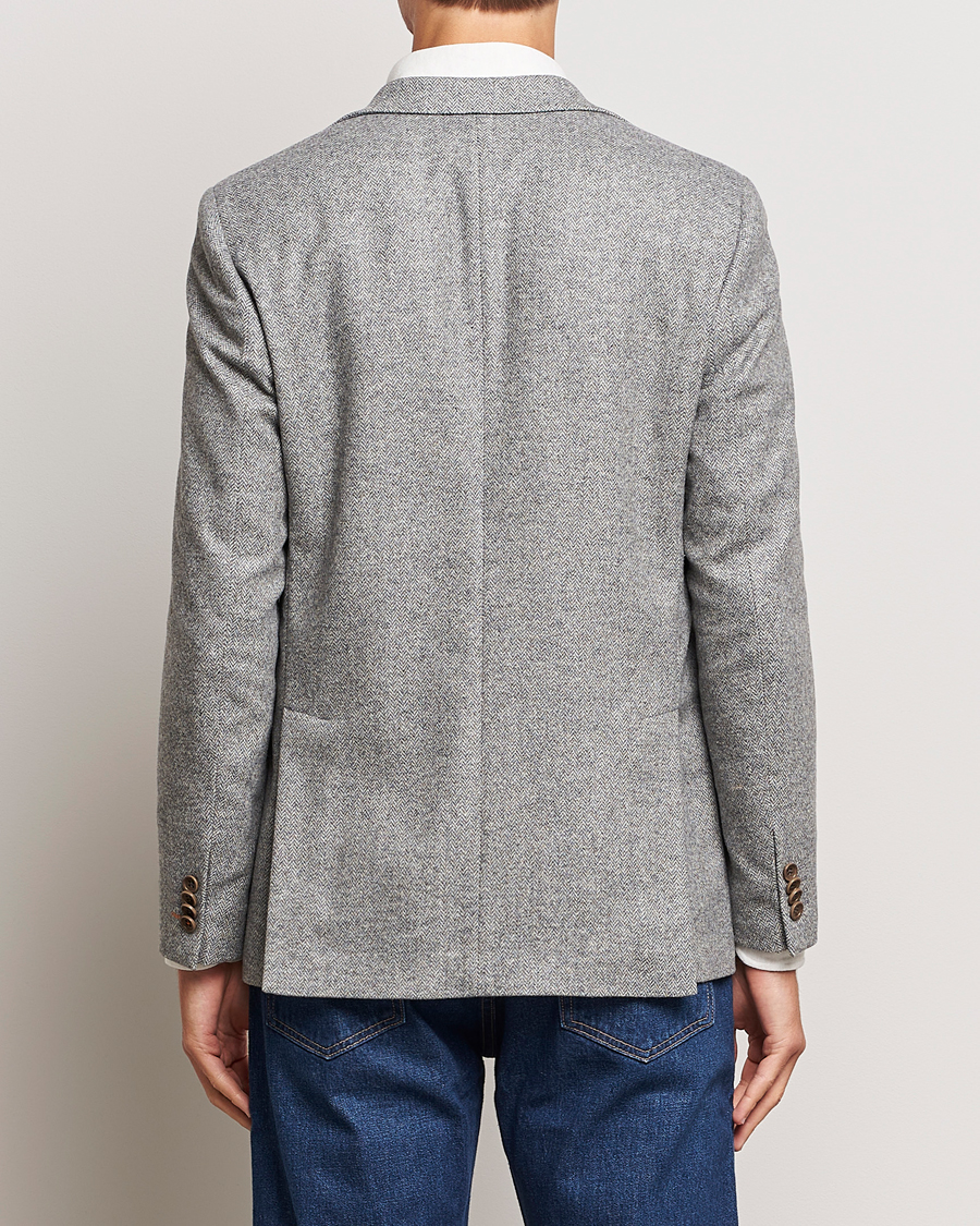 Herren | Sakkos | Morris | Archie Herringbone Blazer Grey