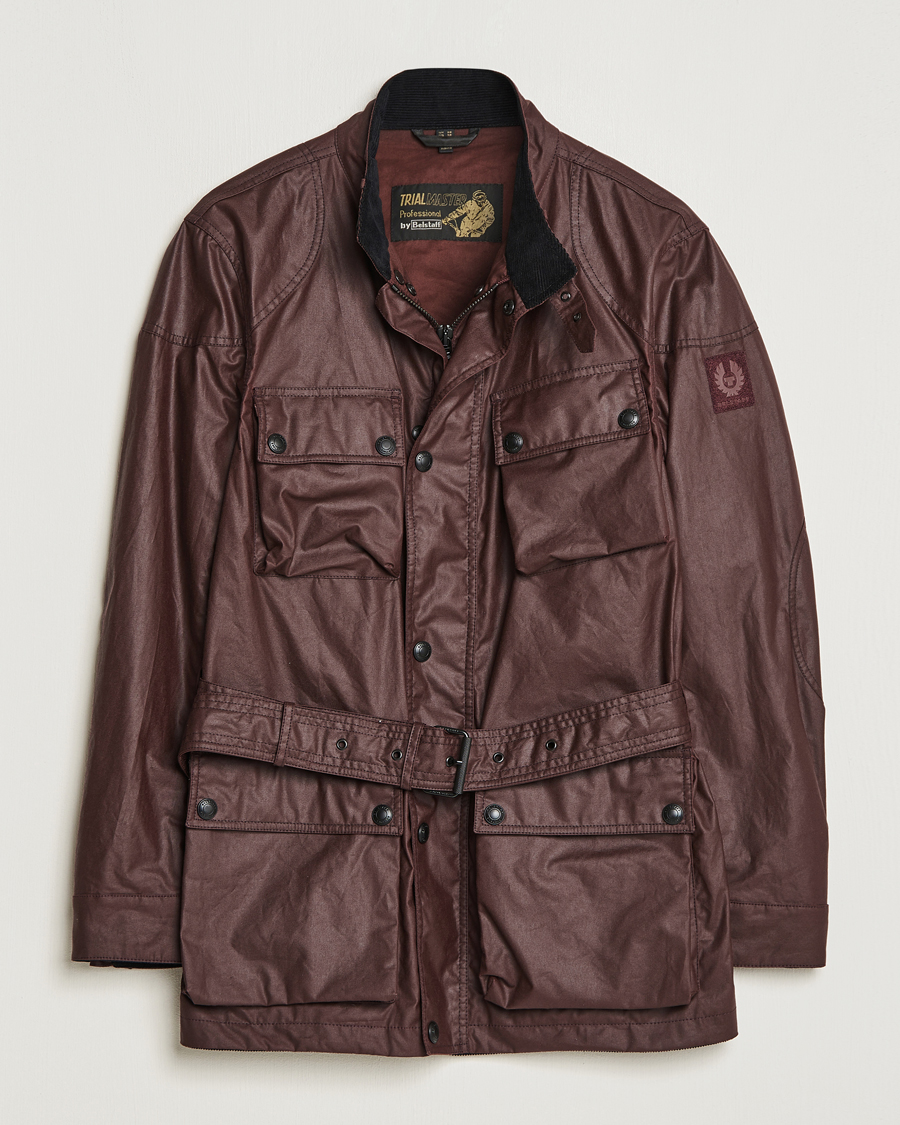 Herren | Jacken | Belstaff | Trialmaster Waxed Mc Jacket Redwood