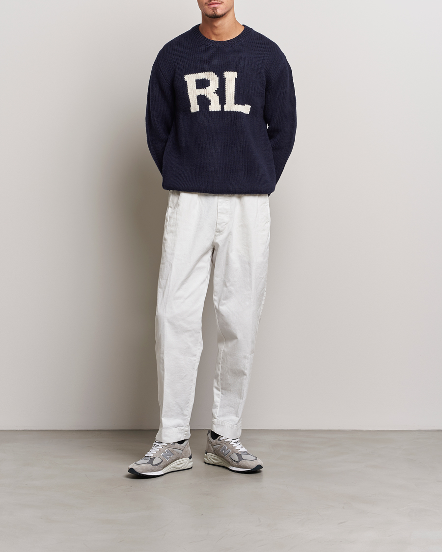 Herren | Pullover | Polo Ralph Lauren | RL Wool Knitted Sweater Hunter Navy