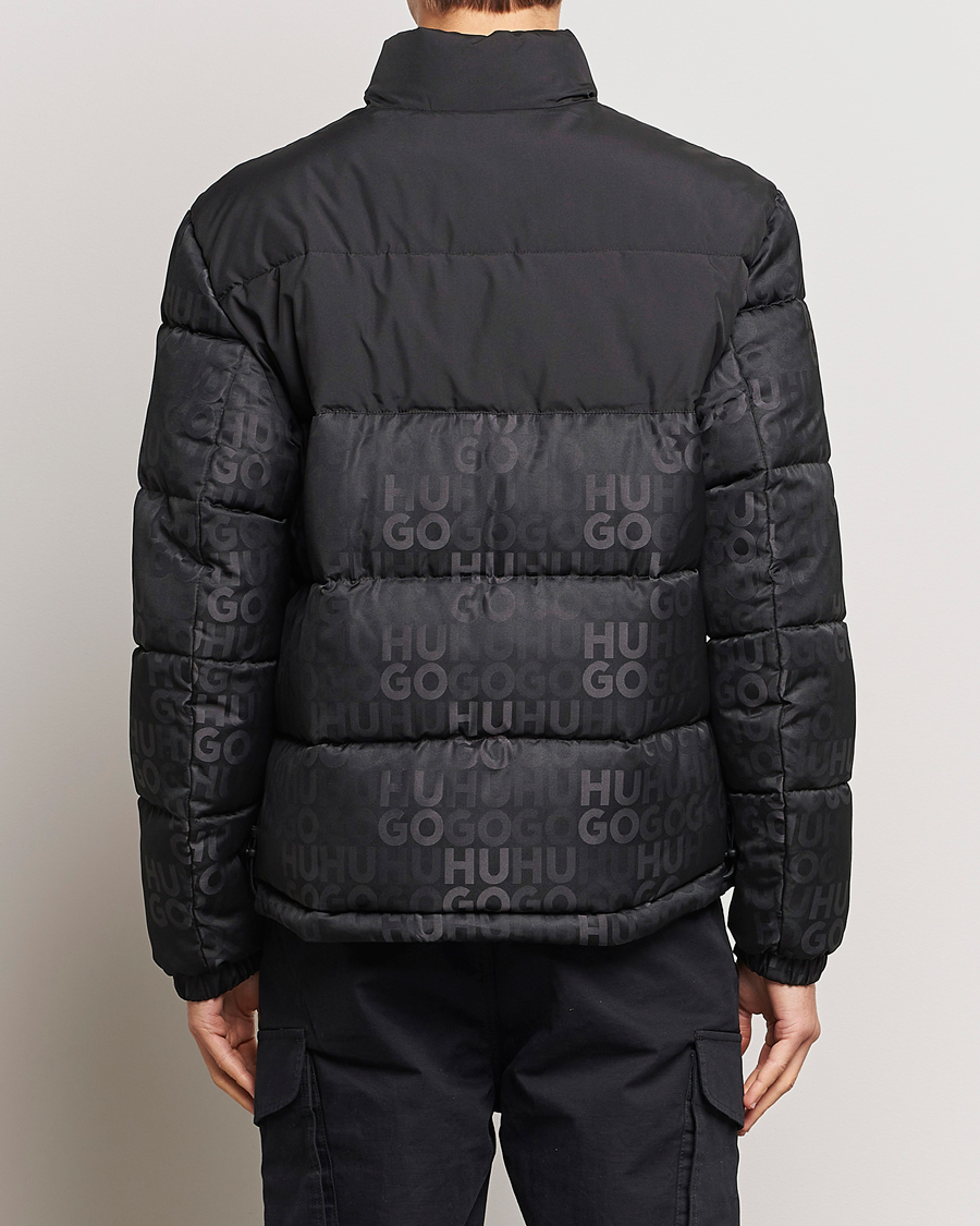 Herren | Jacken | HUGO | Balto Monogram Down Jacket Black