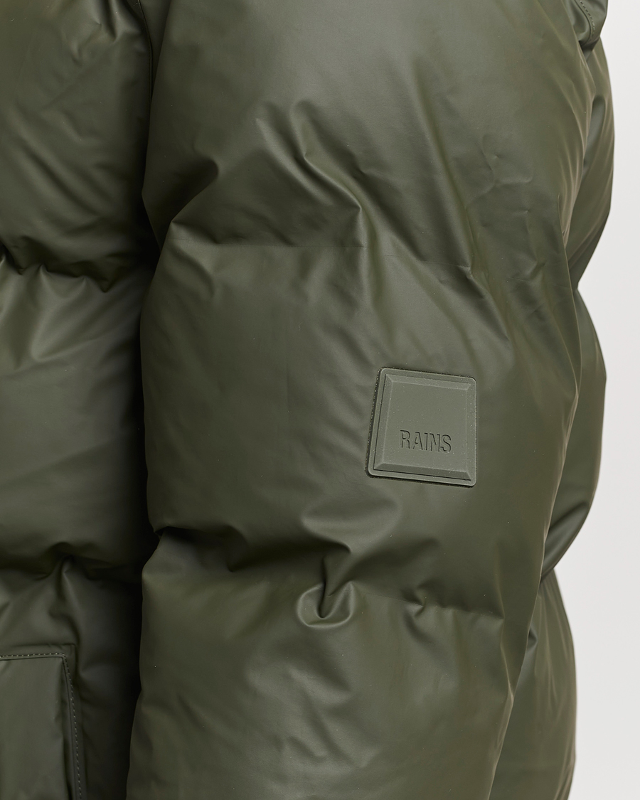 Herren | Jacken | RAINS | Alta Long Puffer Jacket Green