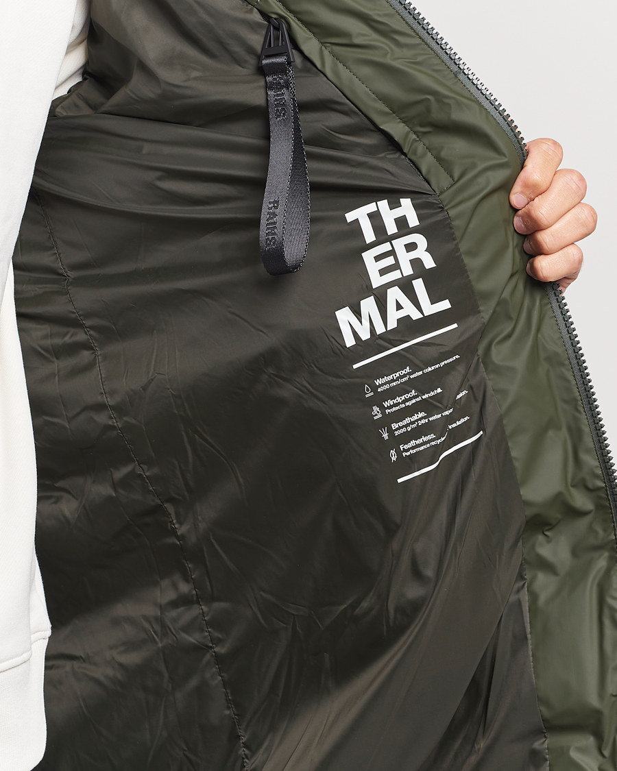 Herren | Jacken | RAINS | Alta Long Puffer Jacket Green