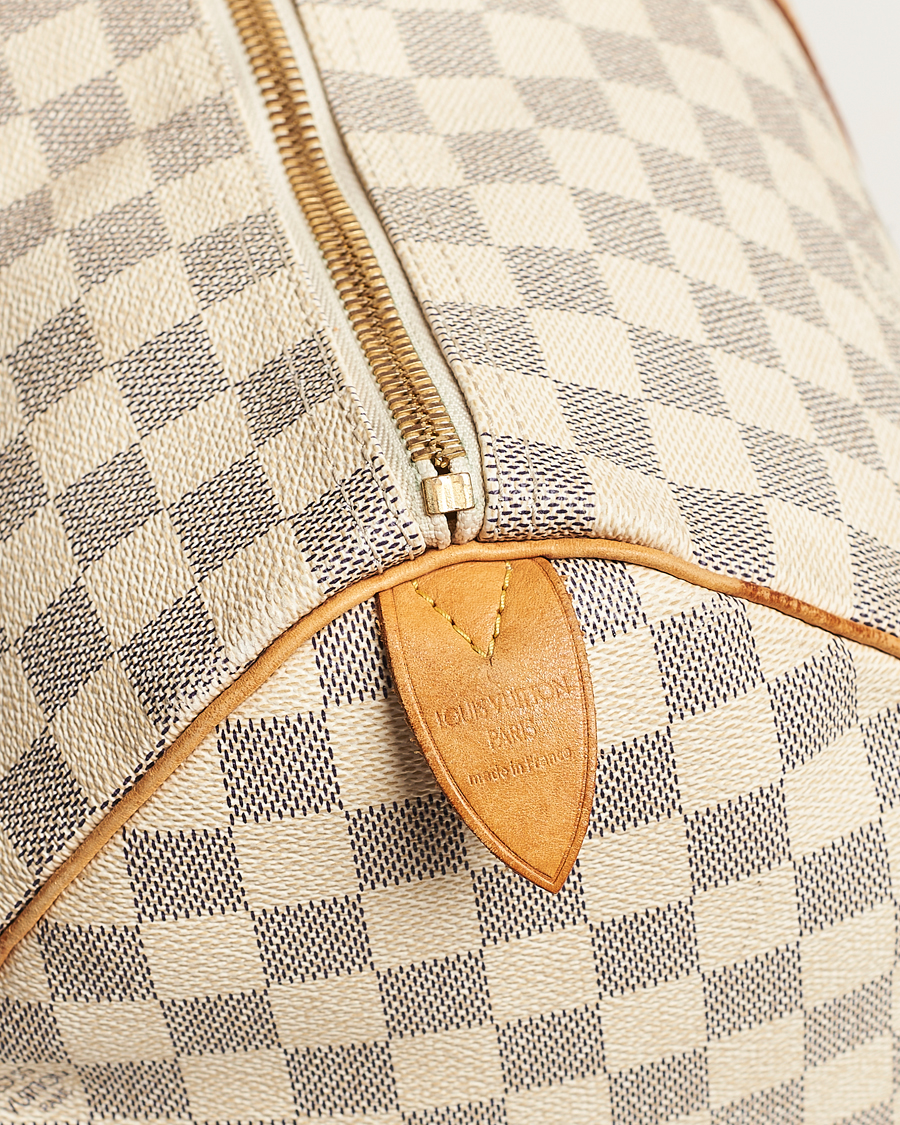 Herren | Louis Vuitton Pre-Owned Keepall 50 Bag Damier Azur | Louis Vuitton Pre-Owned | Keepall 50 Bag Damier Azur