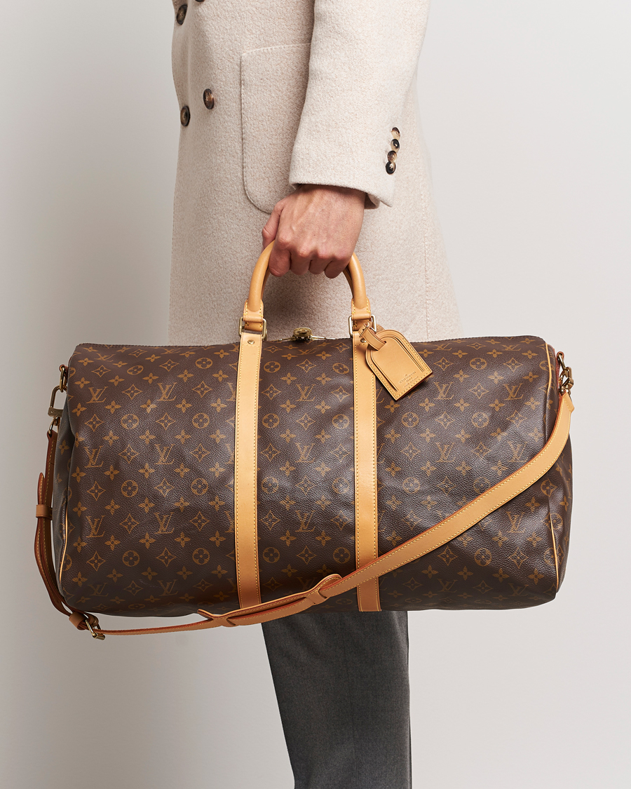 Herren | Louis Vuitton Pre-Owned Keepall Bandoulière 55 Monogram | Louis Vuitton Pre-Owned | Keepall Bandoulière 55 Monogram