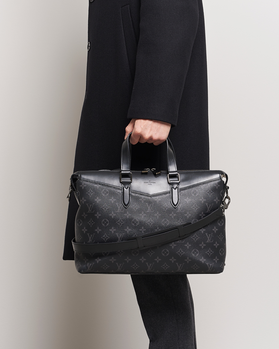 Herren | Louis Vuitton Pre-Owned Briefcase Explorer Monogram Eclipse | Louis Vuitton Pre-Owned | Briefcase Explorer Monogram Eclipse