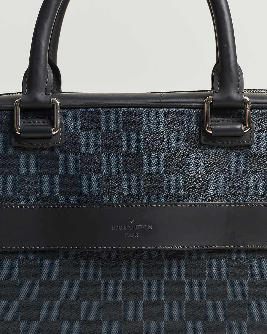 Herren | Louis Vuitton Pre-Owned Porte Documents Business Bag Damier Graphite | Louis Vuitton Pre-Owned | Porte Documents Business Bag Damier Graphite