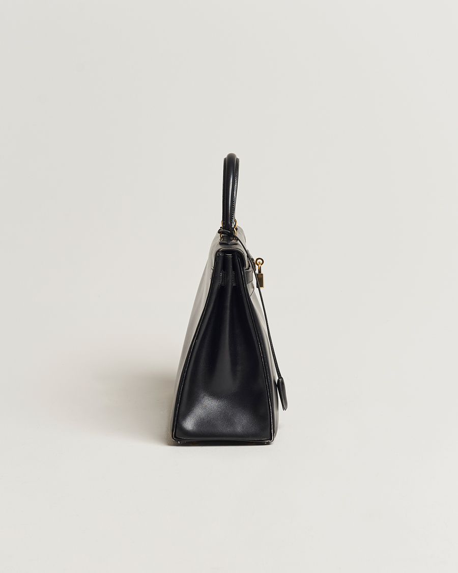 Herren | Hermès Pre-Owned Kelly 35 Handbag Black | Hermès Pre-Owned | Kelly 35 Handbag Black