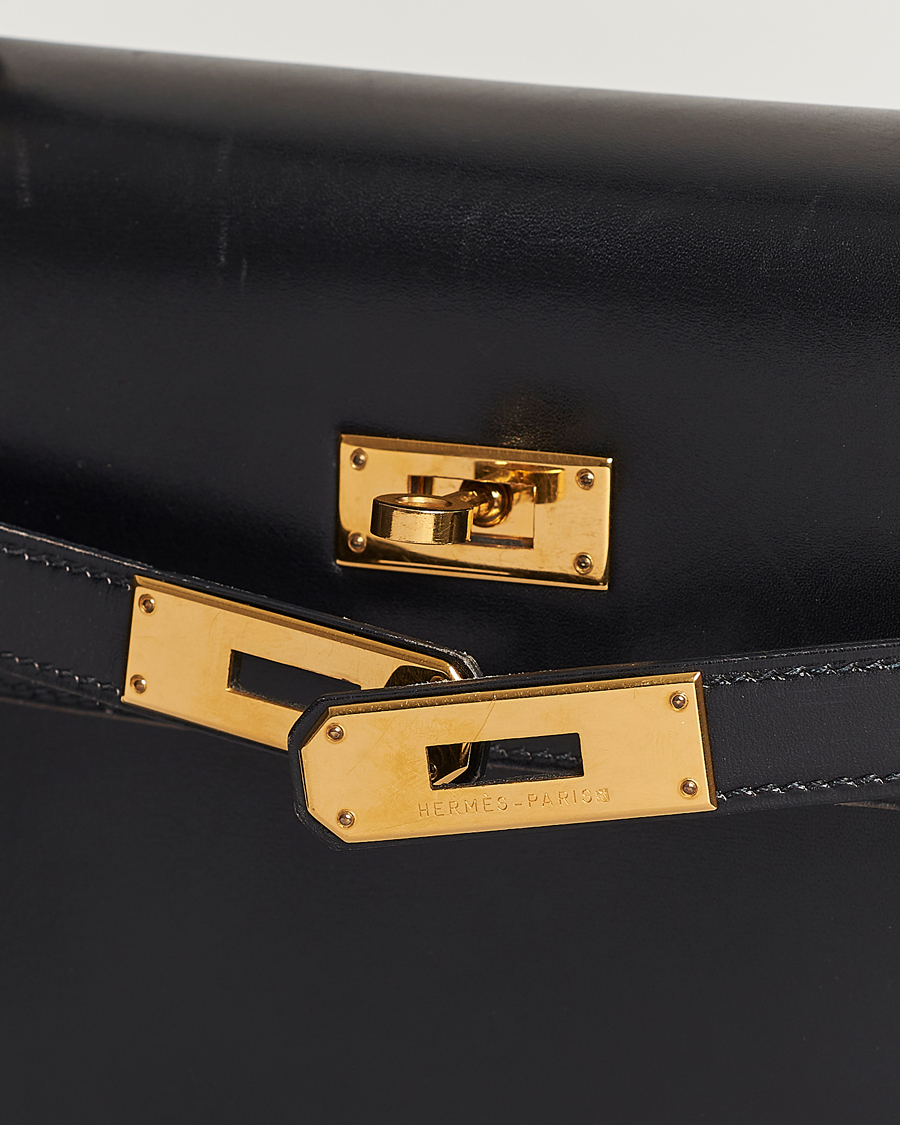 Herren | Hermès Pre-Owned Kelly 35 Handbag Black | Hermès Pre-Owned | Kelly 35 Handbag Black