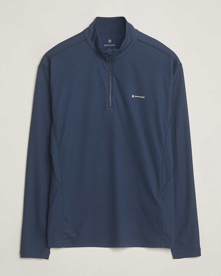 Herren | Pullover | Snow Peak | PE Power Dry Half Zip Navy