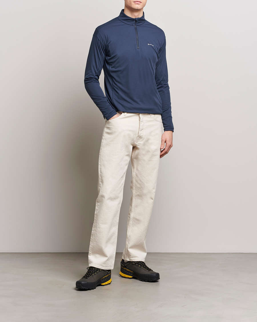 Herren | Pullover | Snow Peak | PE Power Dry Half Zip Navy