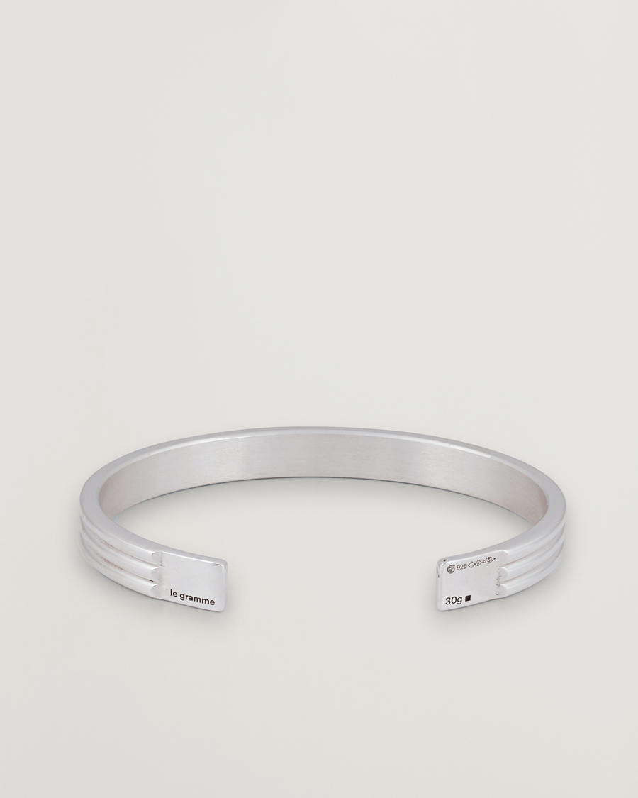 Herren |  | LE GRAMME | Godron Braclet Sterling Silver 30g