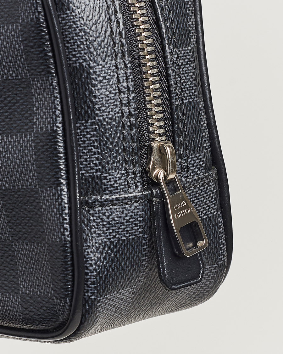 Herren | Louis Vuitton Pre-Owned Toilet Pouch PM Damier Graphite | Louis Vuitton Pre-Owned | Toilet Pouch PM Damier Graphite
