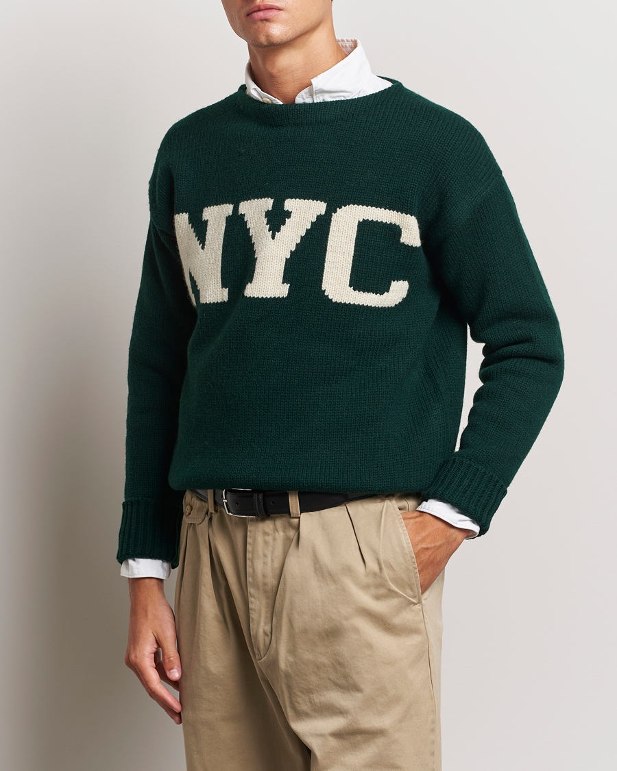 Herren | Strickpullover | Polo Ralph Lauren | NYC Knitted Sweater Moss Agate