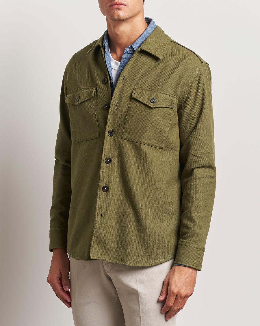 Herren |  | Grigio | Heavy Twill Overshirt Military