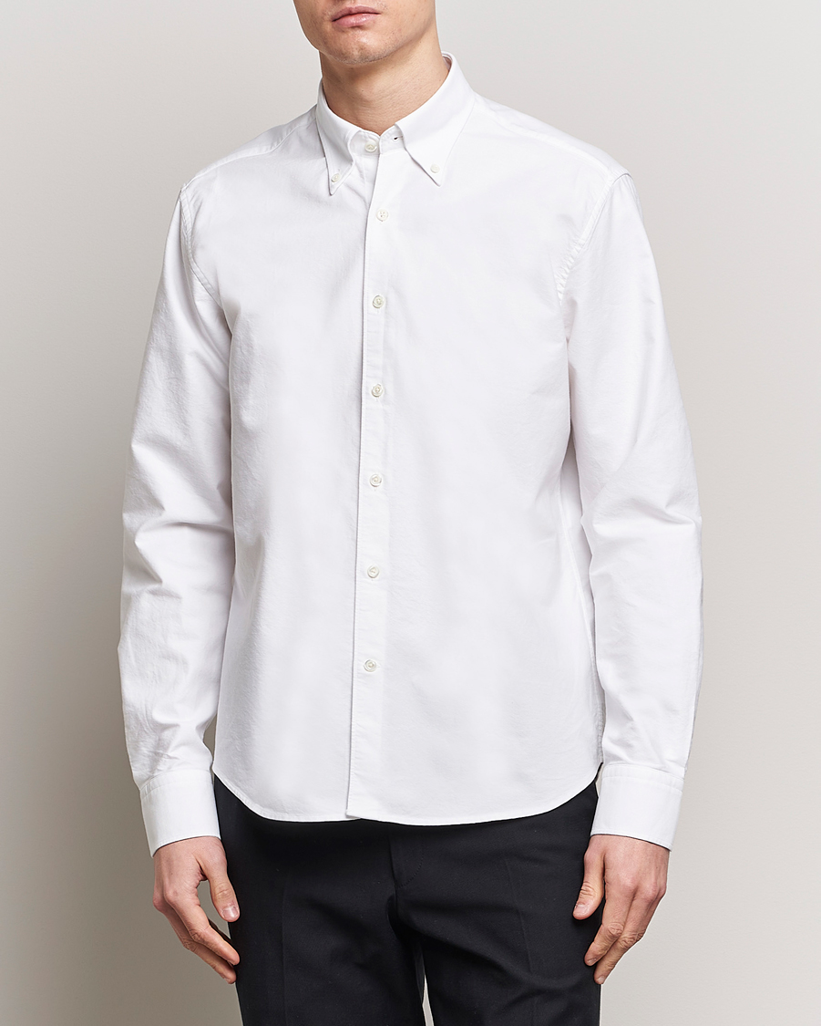 Herren |  | Oscar Jacobson | Reg Fit BD Casual Oxford Optical White