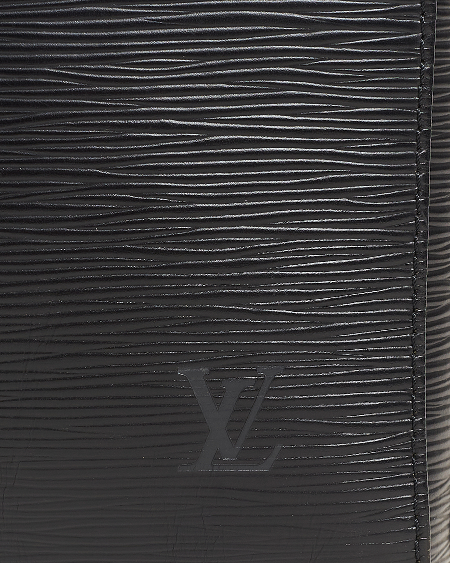 Herren | Louis Vuitton Pre-Owned Keepall 50 Epi Leather Travel Bag Black | Louis Vuitton Pre-Owned | Keepall 50 Epi Leather Travel Bag Black