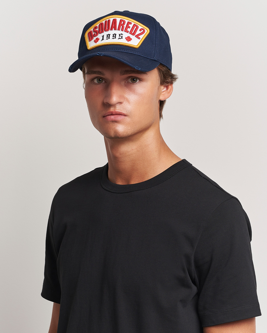 Herren | Dsquared2 | Dsquared2 | Logo Baseball Cap Navy