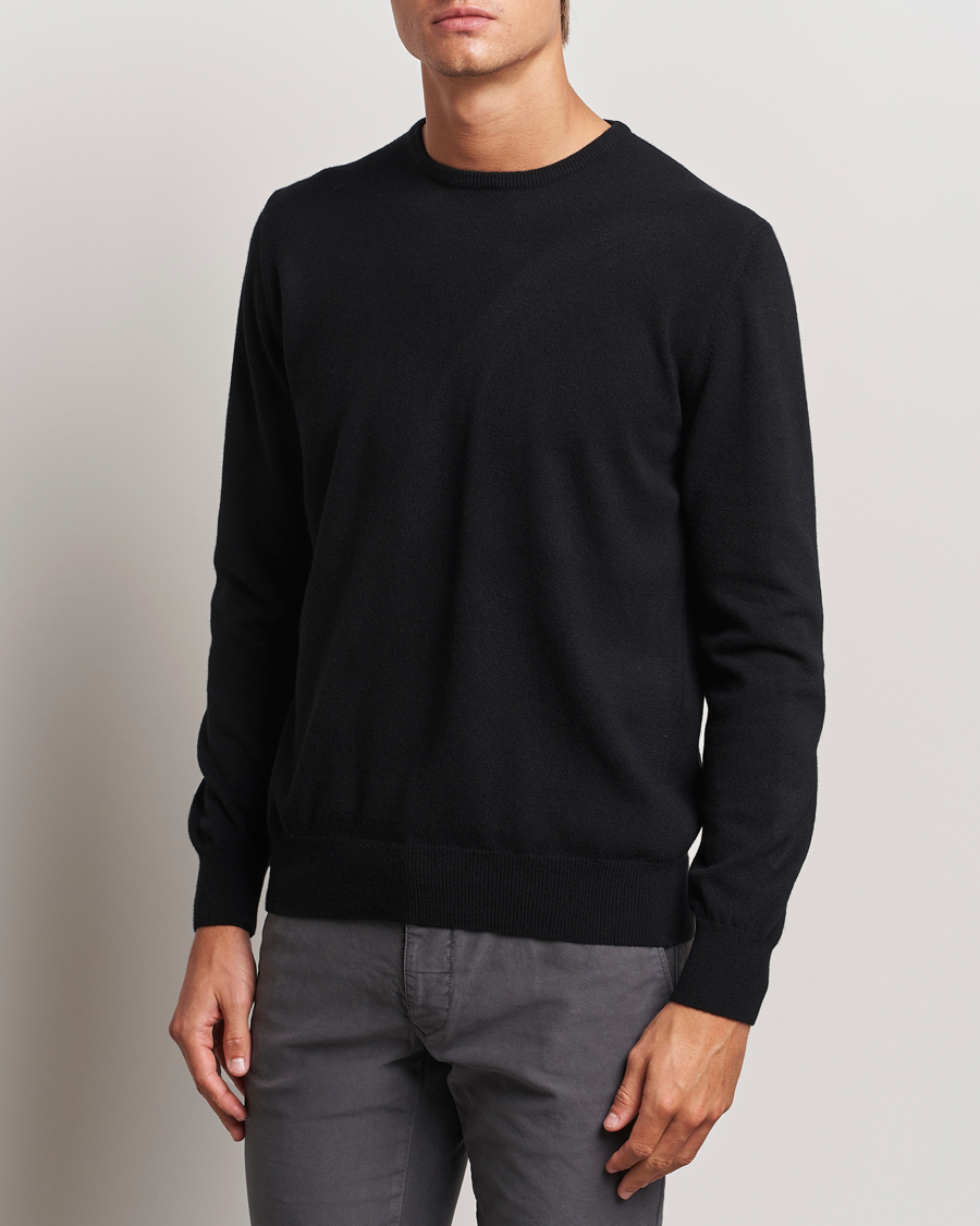 Herren | Pullover | Morgano | Wool/Cashmere Crewneck Black