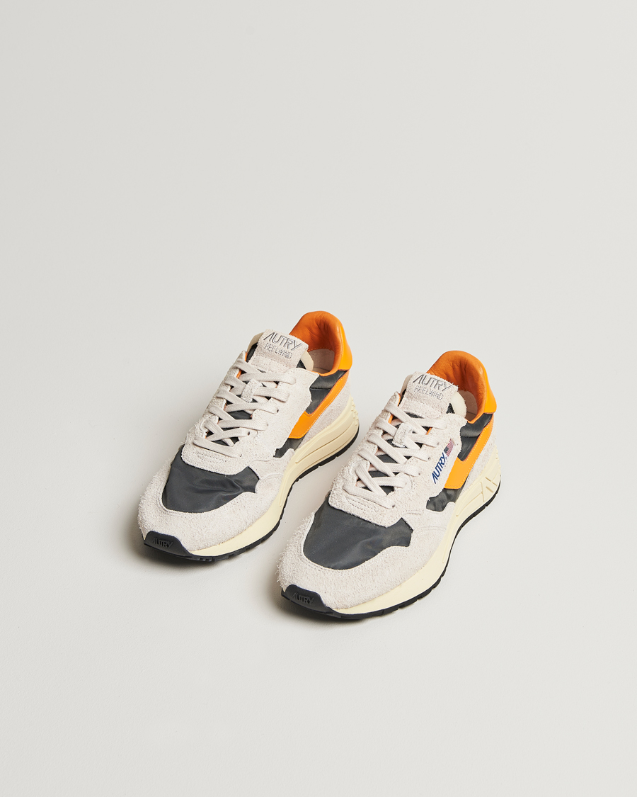 Herren | Sneaker | Autry | Reelwind Running Sneaker White/Grey/Orange