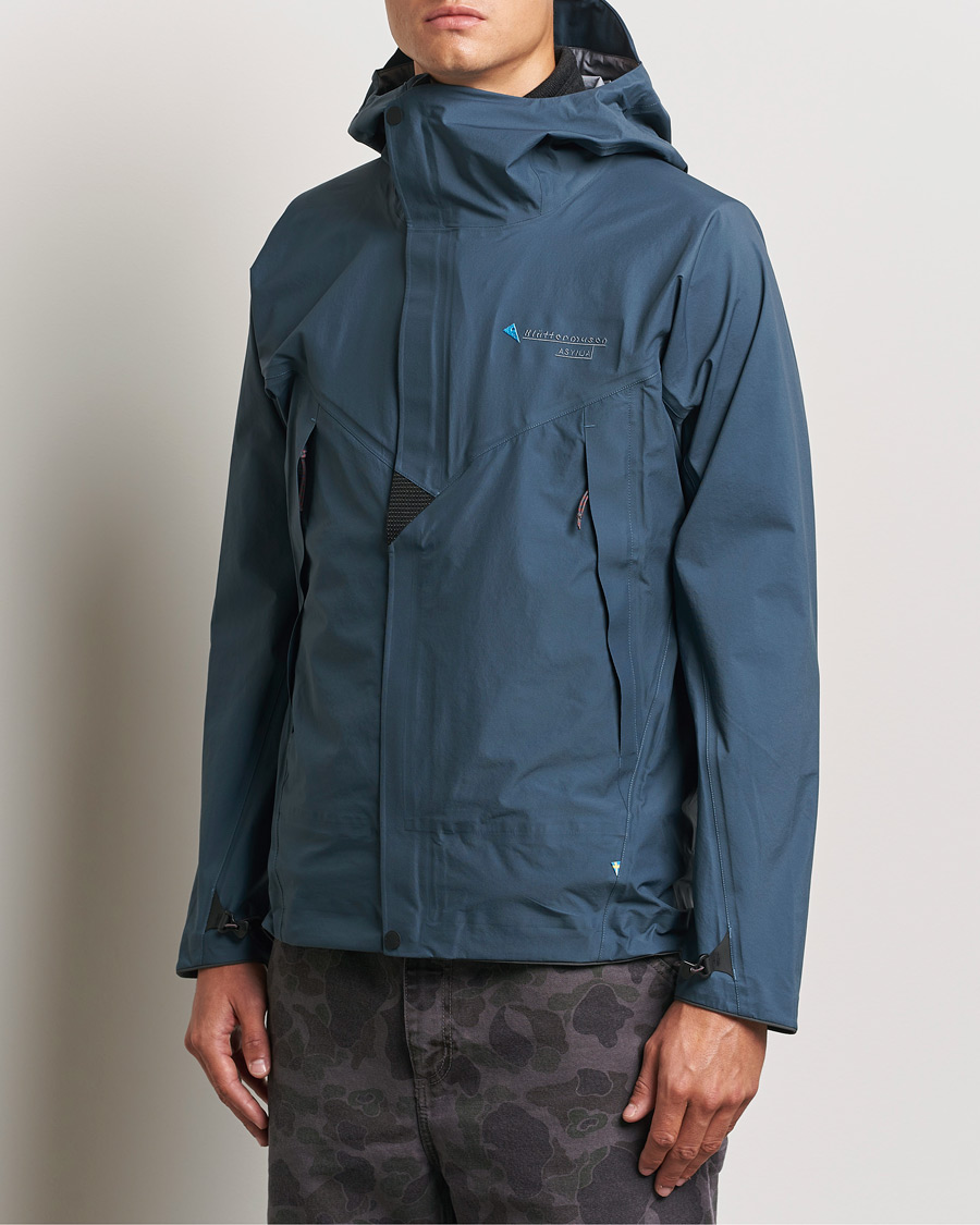 Herren | Funktionsjacken | Klättermusen | Asynja Lightweight Waterproof Jacket Midnight Blue