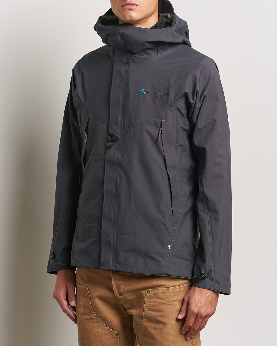 Herren | Jacken | Klättermusen | Asynja Lightweight Waterproof Jacket Raven