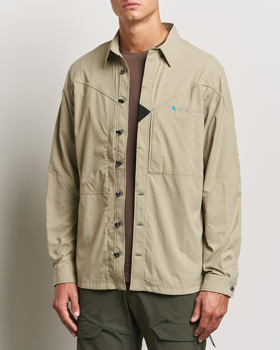 Herren | Freizeithemden | Klättermusen | Garm Technical Outdoor Shirt Silver Green