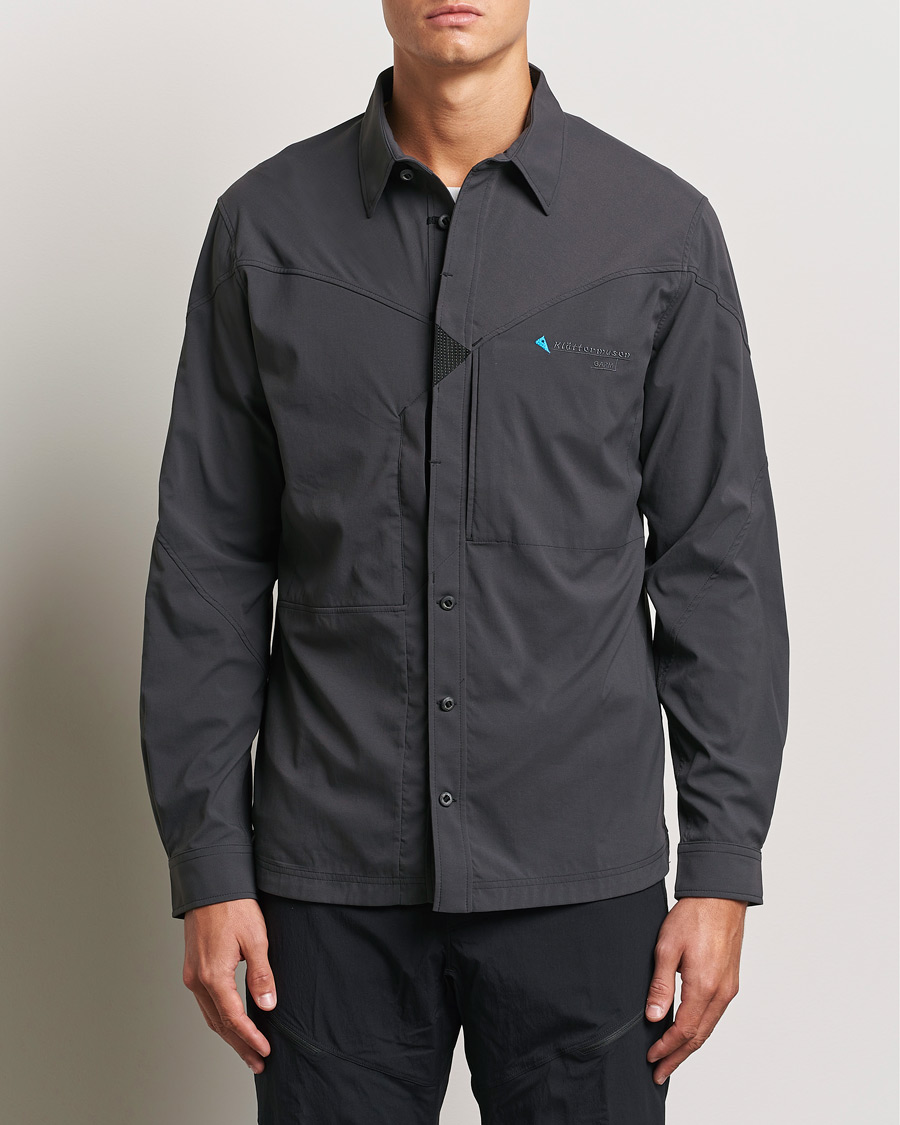 Herren |  | Klättermusen | Garm Technical Outdoor Shirt Raven