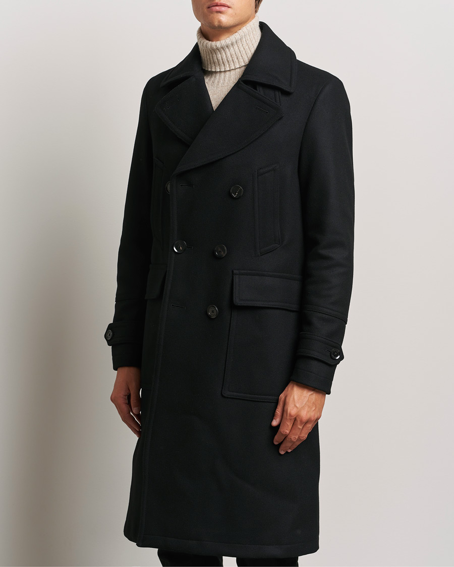 Herren | Best of British | Belstaff | Milford Wool Coat Black