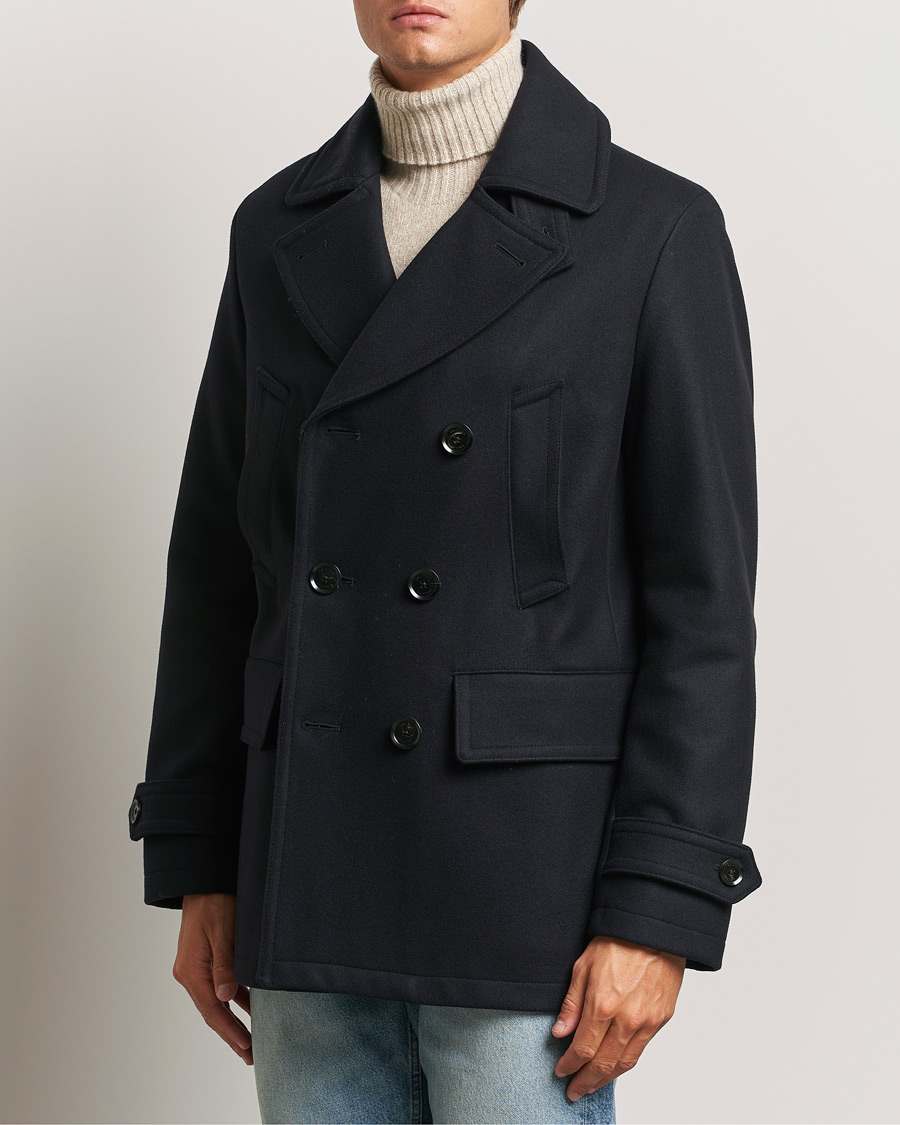 Herren |  | Belstaff | Milford Wool Peacoat Ink Blue