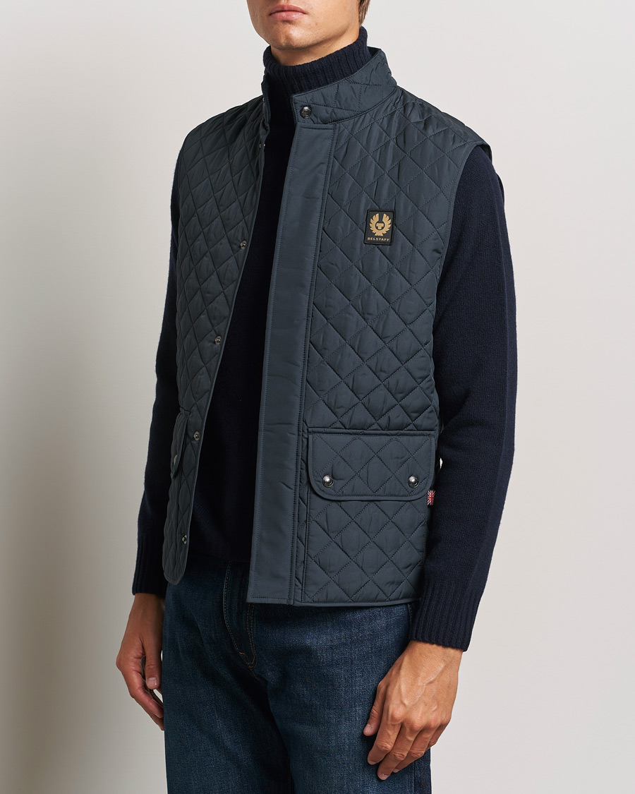 Herren | Best of British | Belstaff | Icon Gilet Dark Navy