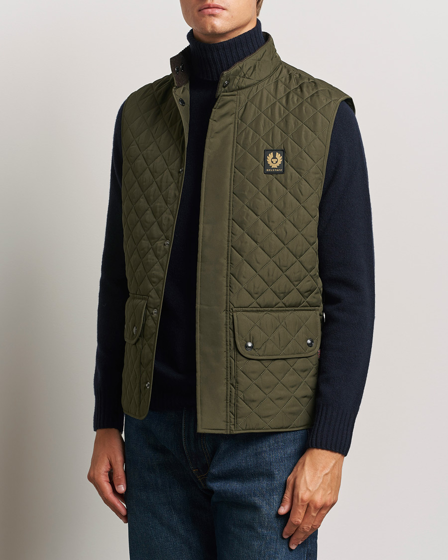 Herren | Best of British | Belstaff | Icon Gilet Faded Olive