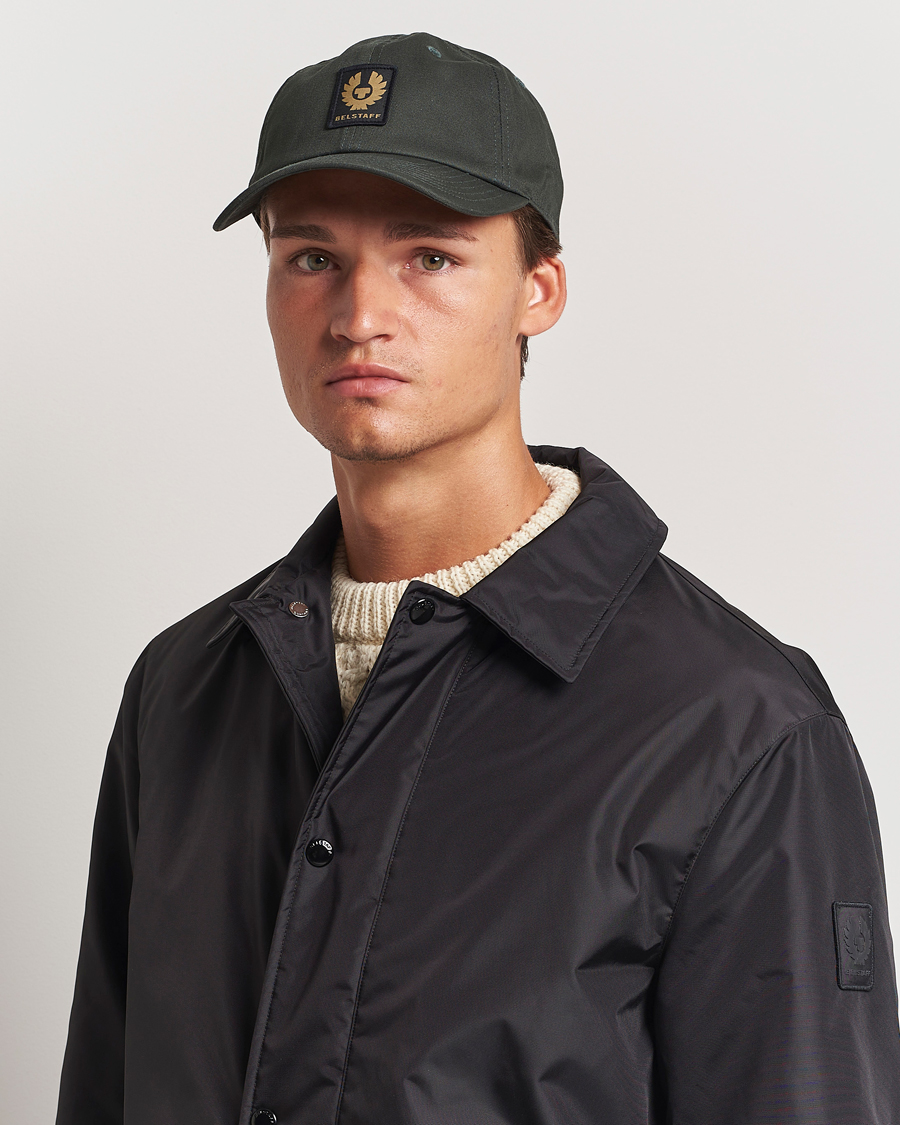 Herren | Best of British | Belstaff | Phoenix Logo Cap Tile Green