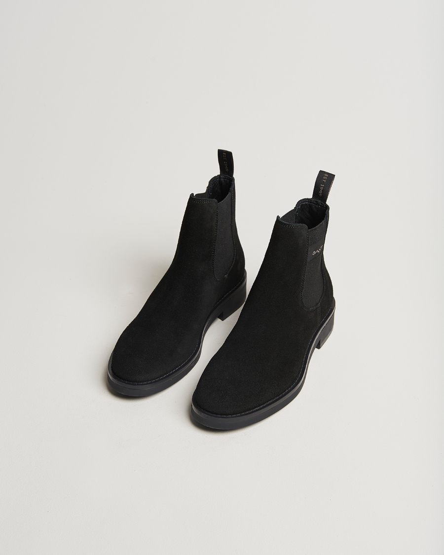 Herren |  | GANT | Prepdale Suede Chelsea Boot Black