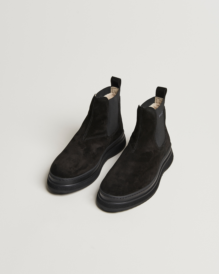 Herren |  | GANT | Blistown Shearling Suede Chelsea Boot Black