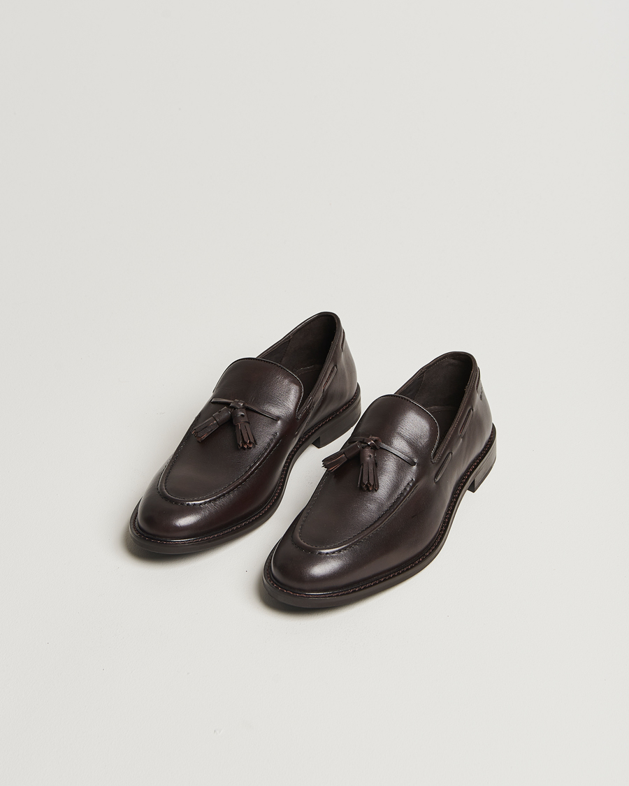 Herren |  | GANT | Lozham Leather Tassle Loafer Dark Brown