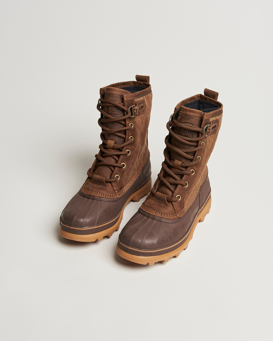 Herren |  | Sorel | Caribou Royal WP Canvas Boots Velvet Tan