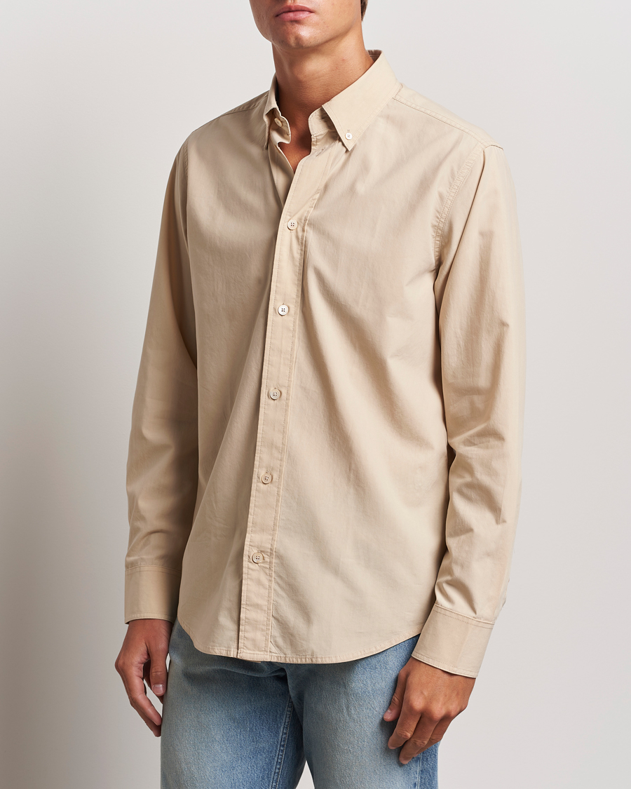 Herren |  | NN07 | Colby Lyocell/Cotton Button Down Shirt White Peppar